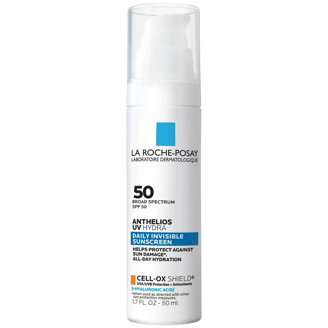 LA ROCHE-POSAY ANTHELIOS UV HYDRA HYDRATING FACE SUNSCREEN SPF 50 WITH HYALURONIC ACID