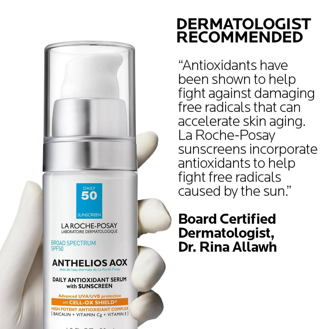 La Roche-Posay ANTHELIOS AOX ANTIOXIDANT SERUM WITH SPF 50 SUNSCREEN